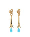 Serendipity 18-karat Gold Turquoise and Diamond Earrings